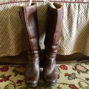 Final sale - Leather boots for autumn - tall